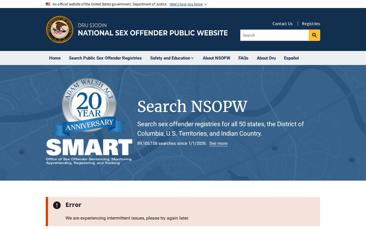 Burke County sex offender lookup through the national registry